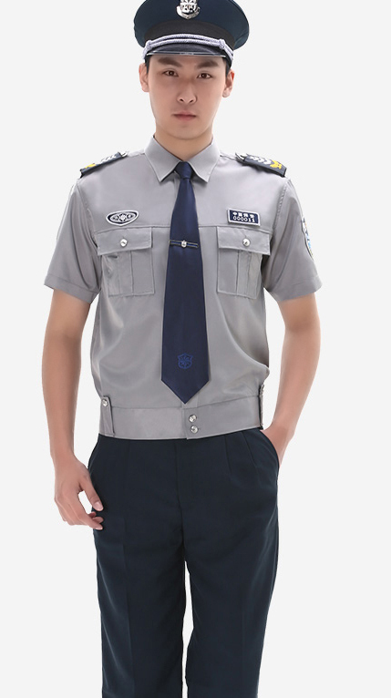 男士夏季短袖保安制服套裝